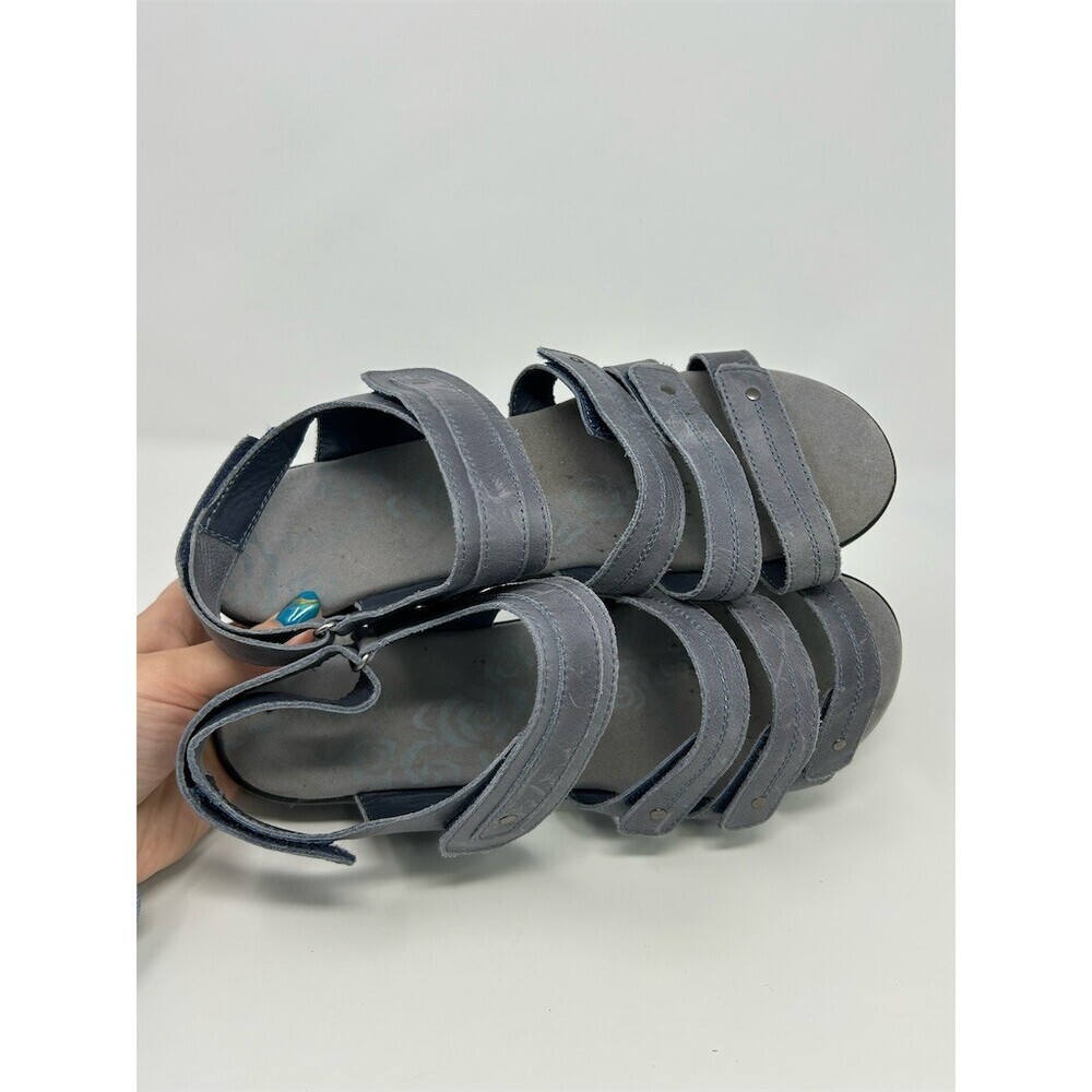 Propét Aurora Strappy Slingback Comfort Sandals Gray Blue Size 10.5 XX(4E) - Picture 11 of 13
